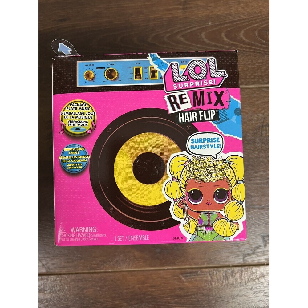 LOL Surprise! Remix Hair Flip Dolls, 15 Surprises - Multicolored, New! Sealed!